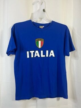 SMARTEE MENS BLUE ITALIA FOOTBALL SOCCER TEAM SIZE XXL